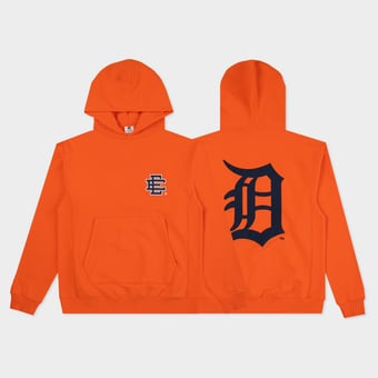 Men's Eric Emanuel Orange Detroit Tigers French Terry Hoodie