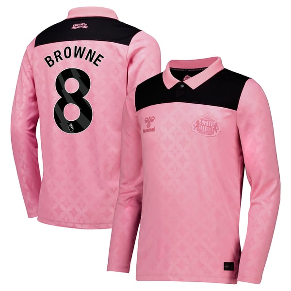 Maillot extérieur Hummel Sunderland x Elvis 26/27 - Manches longues - Enfants avec flocage Browne 8