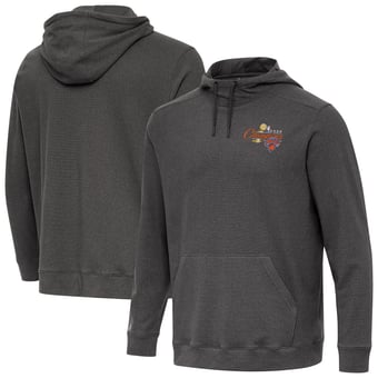 Men's Antigua Black New York Knicks 2026 NBA Finals Champions Official Cloud Hoodie