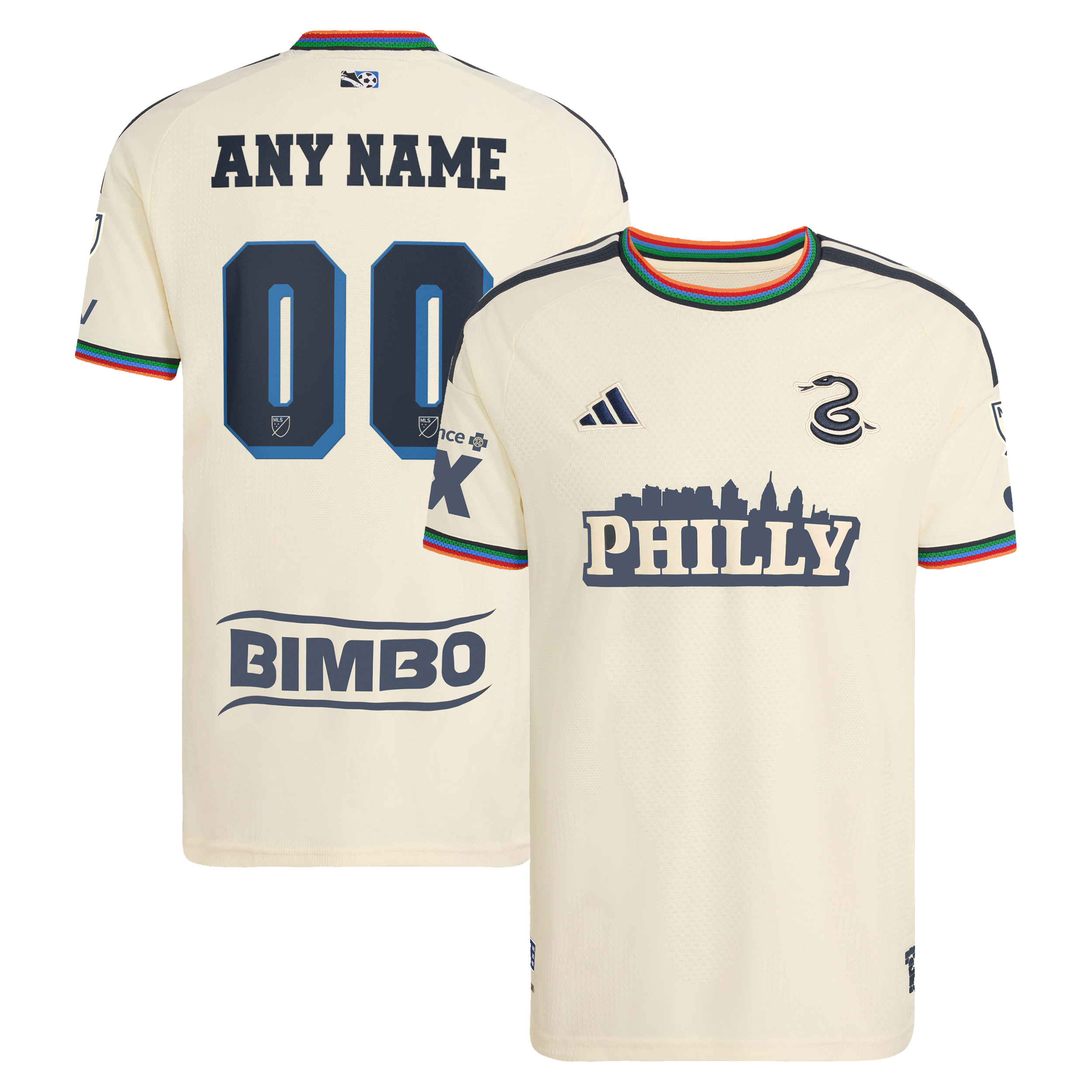 Men's adidas  Tan Philadelphia Union 2026 Archive On-Field Authentic Custom Jersey
