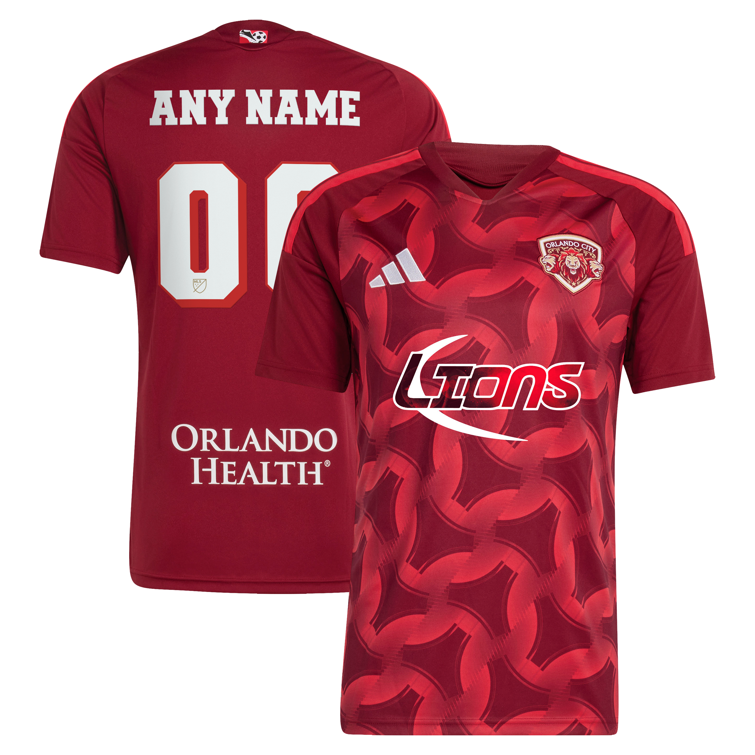 Men's adidas  Red Orlando City SC 2026 Archive Replica Custom Jersey