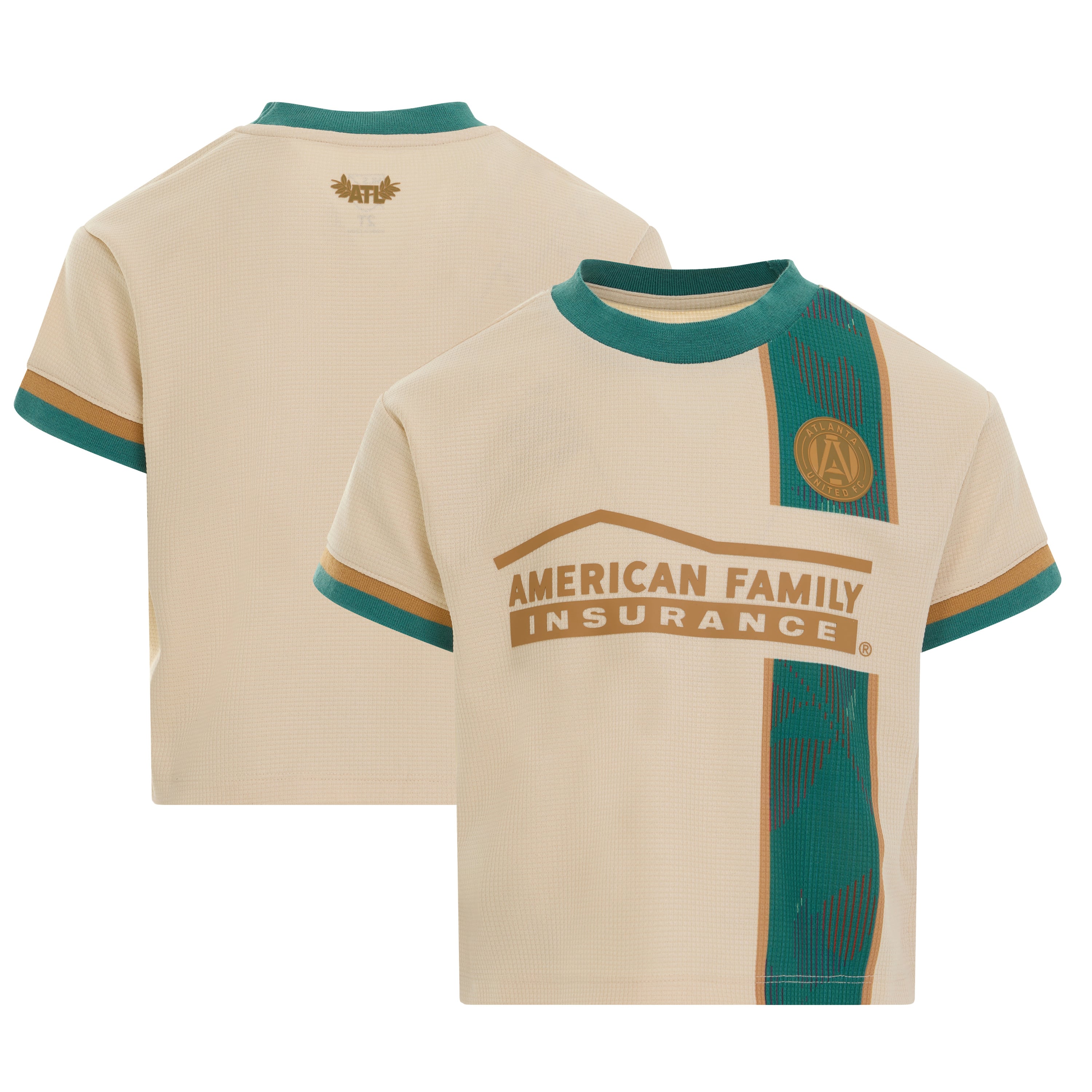 Toddler adidas Tan Atlanta United FC 2026 Spirit of '96 Replica Jersey