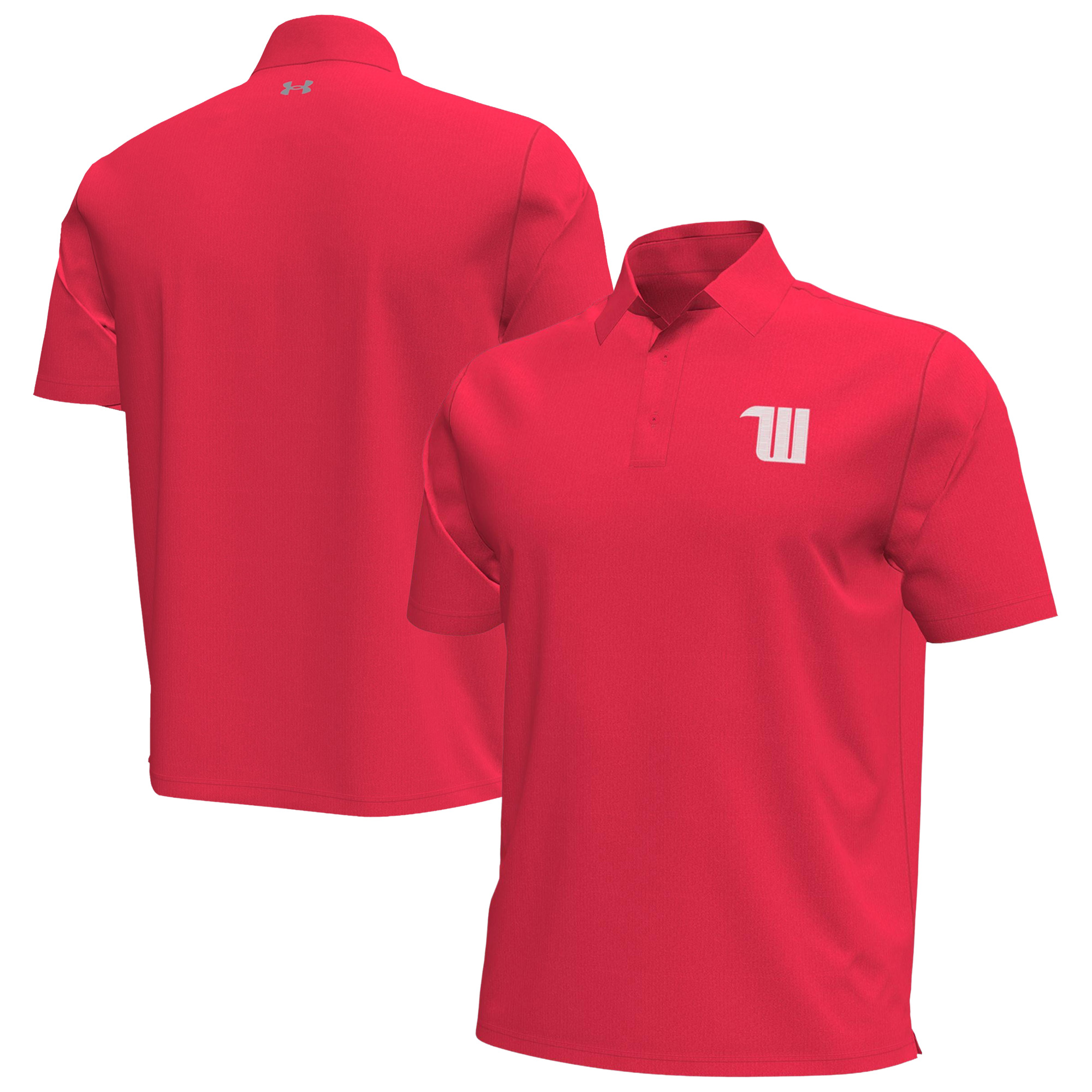 Men’s Under Armour Red Wittenberg University Tigers Aura Solid Polo Men’s Under Armour Red Wittenberg University Tigers Aura Solid Polo
