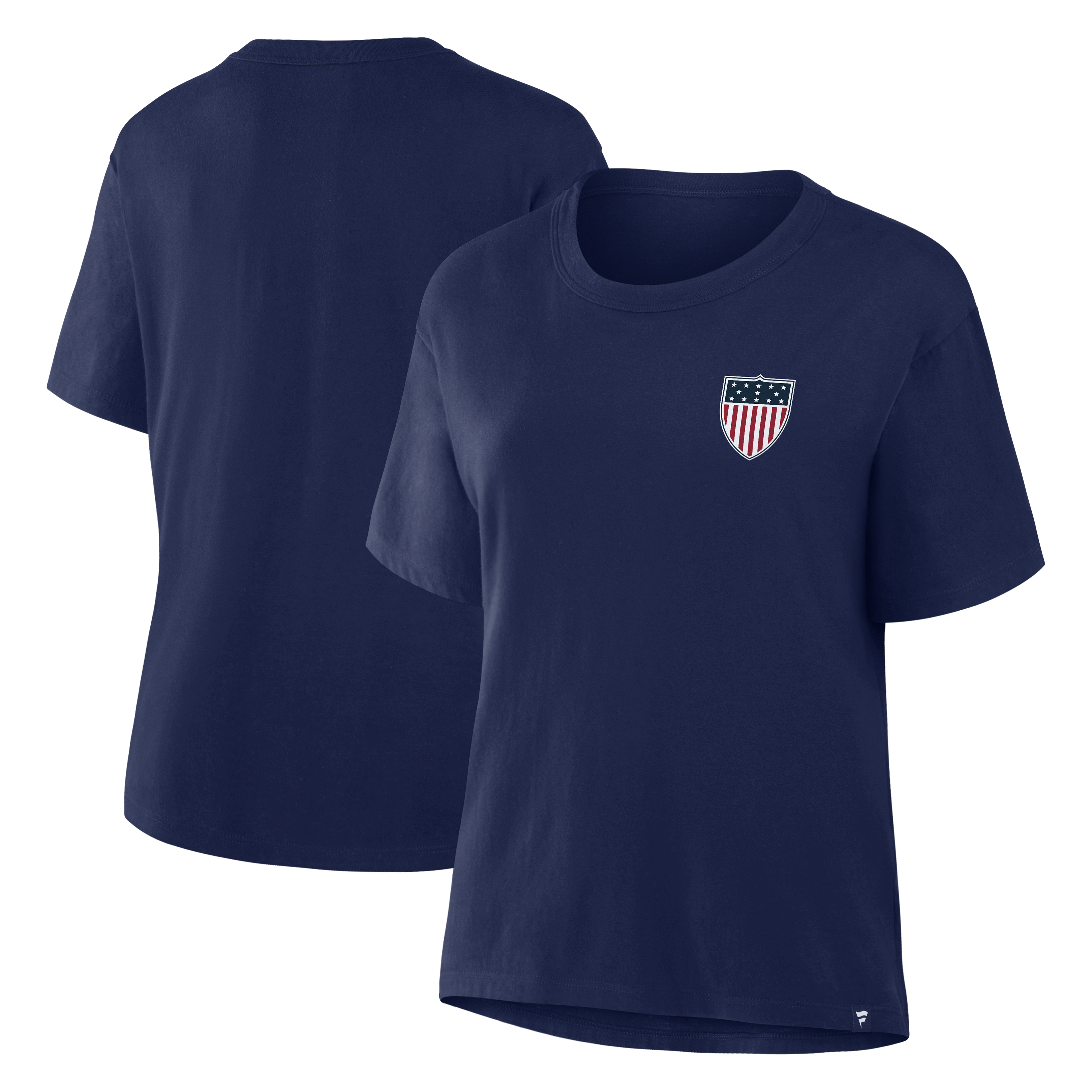 Women's Navy Team USA Shield T-Shirt