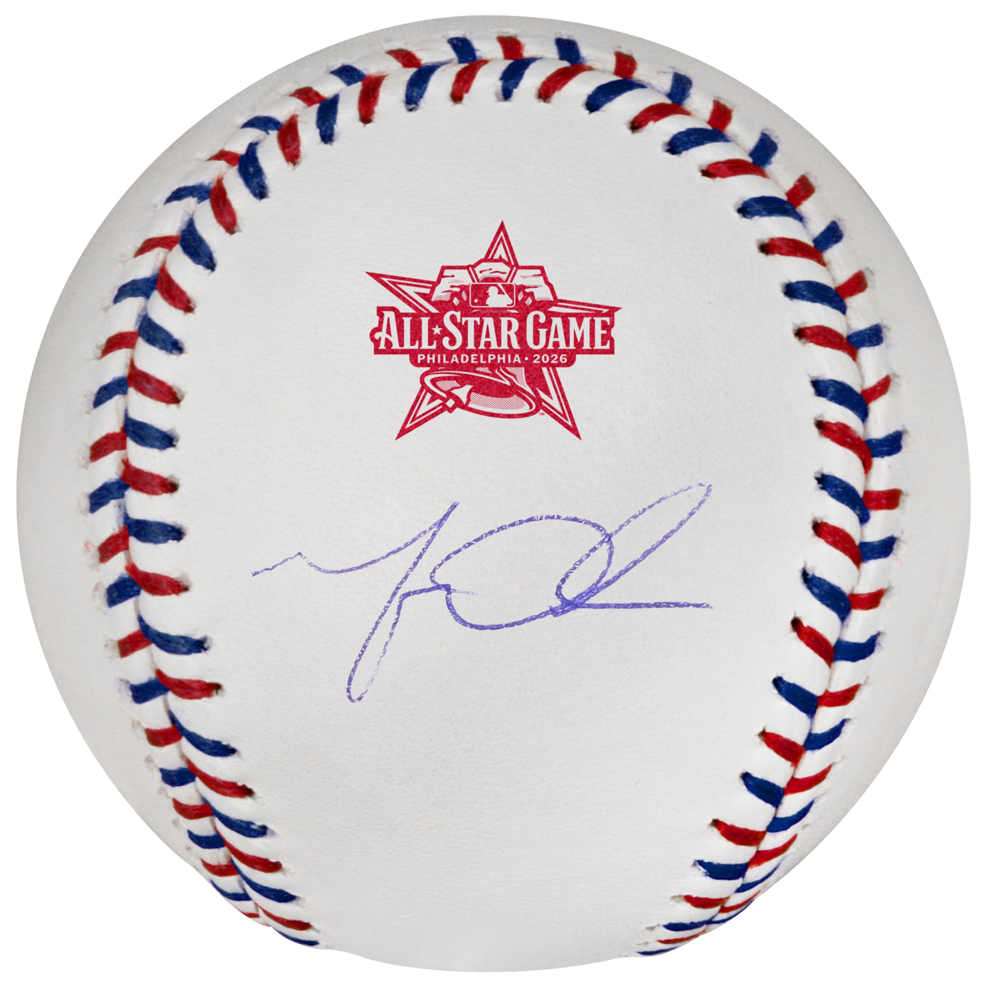 Palla da baseball autografata da Matt Olson degli Atlanta Braves, con logo dell'MLB All-Star Game 2026.