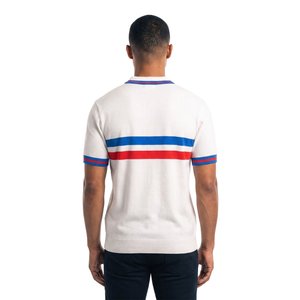Polo rétro Equipe de France à rayures fines, vue 3