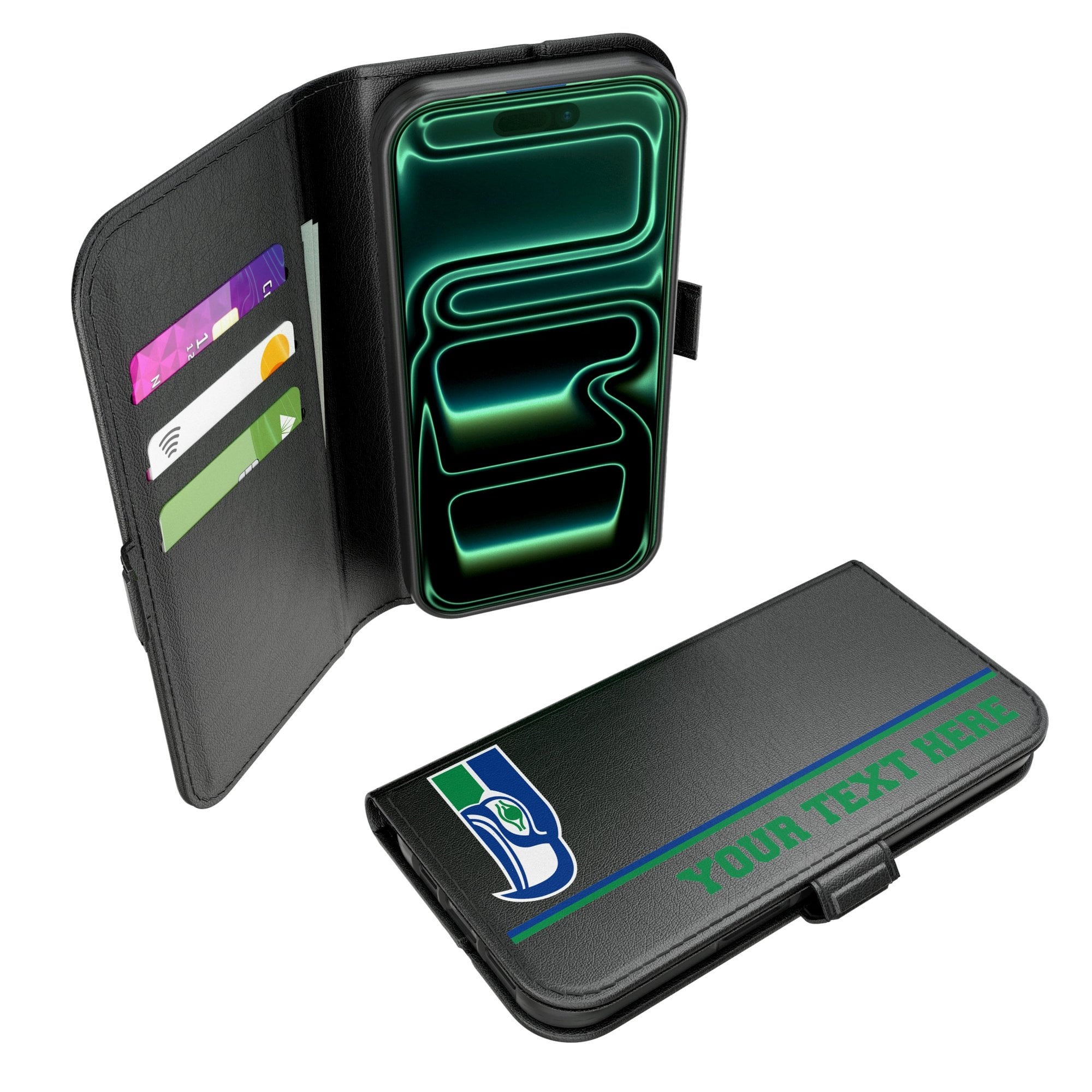 Keyscaper Seattle Seahawks Personalized iPhone Folio 2.0 Case Keyscaper Seattle Seahawks Personalized iPhone Folio 2.0 Case