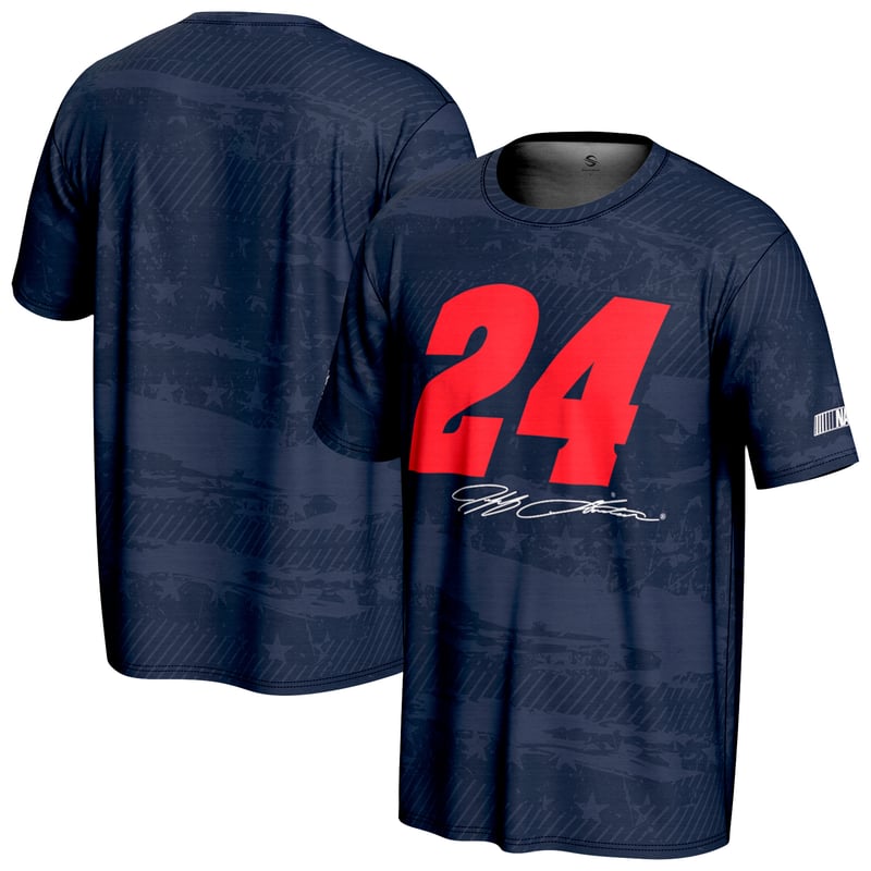 Youth ProSphere Navy Jeff Gordon American Flag T-Shirt
