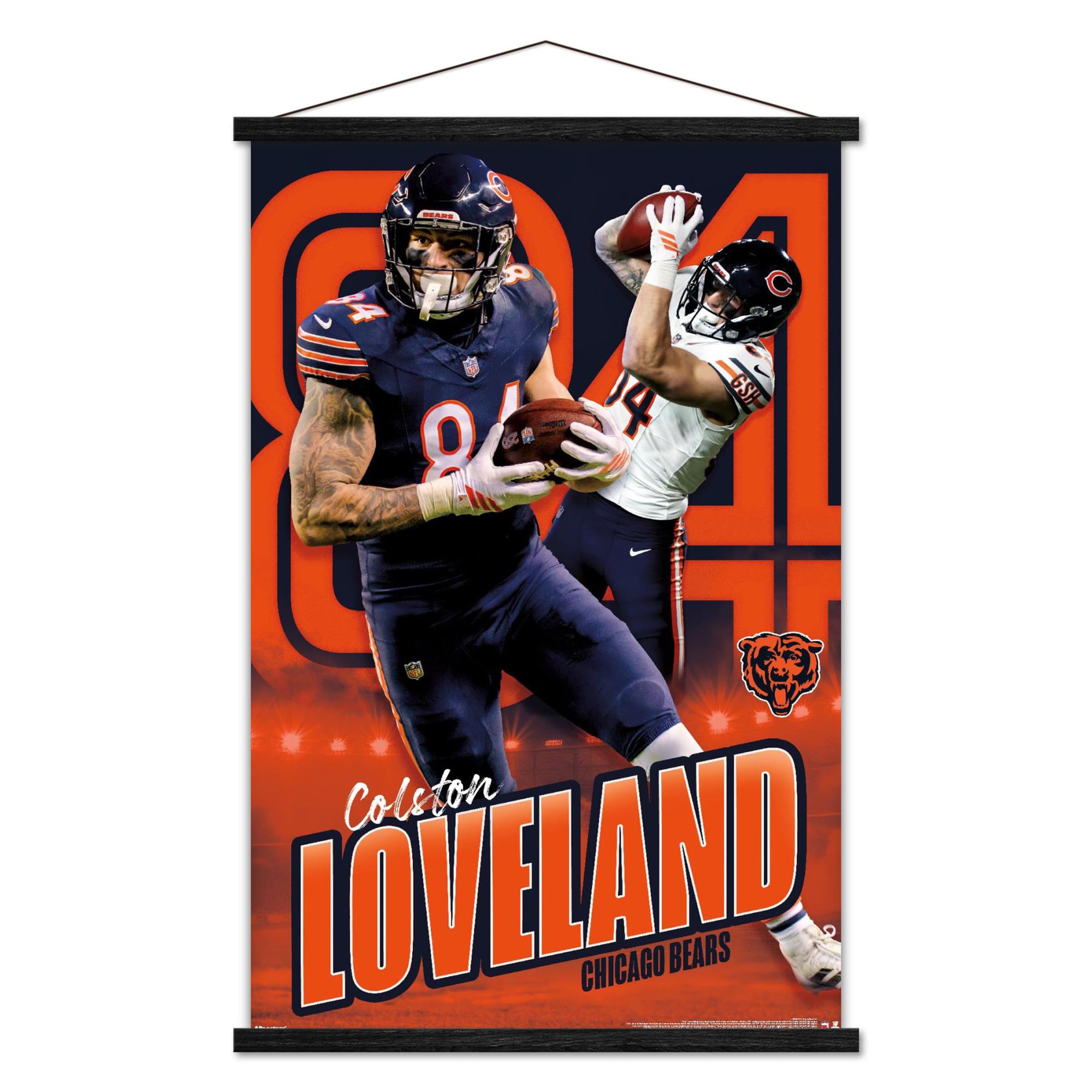 Colston Loveland Chicago Bears 23" x 34" Poster