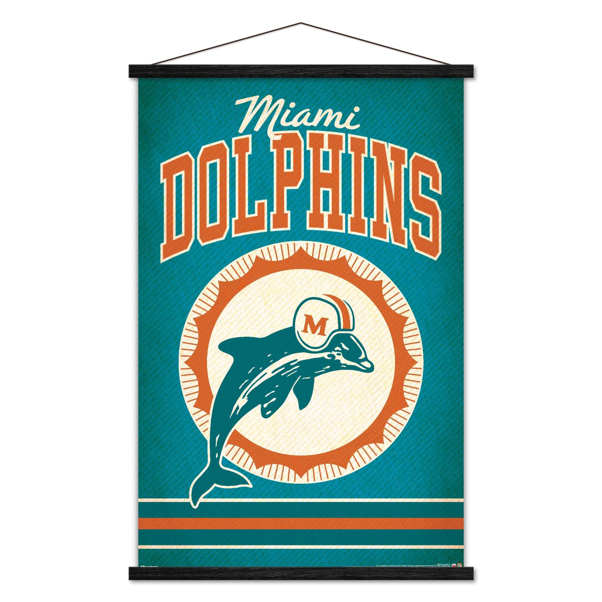 Miami Dolphins 23″ x 34″ Team Poster