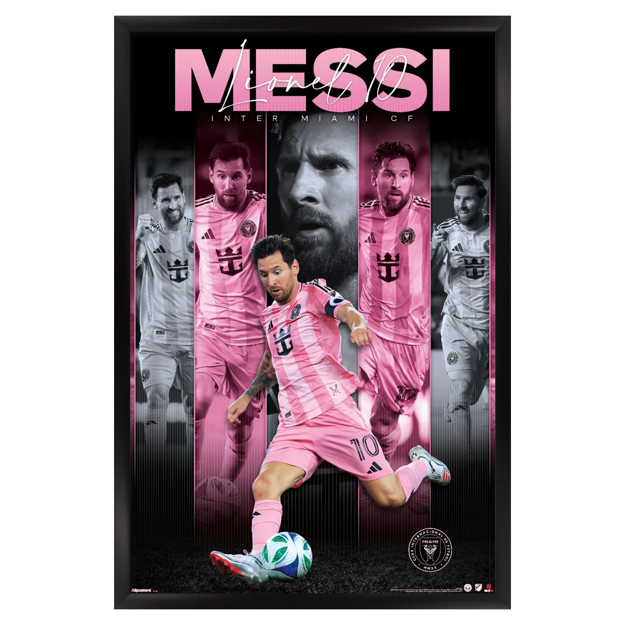 Lionel Messi Inter Miami CF 23″ x 34″ Framed Poster Lionel Messi Inter Miami CF 23″ x 34″ Framed Poster