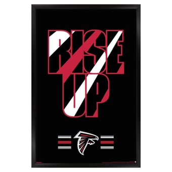 Atlanta Falcons 23" x 34" Framed Team Poster