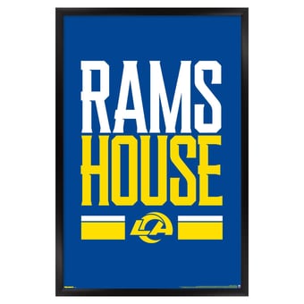 Los Angeles Rams 23" x 34" Framed Team Poster