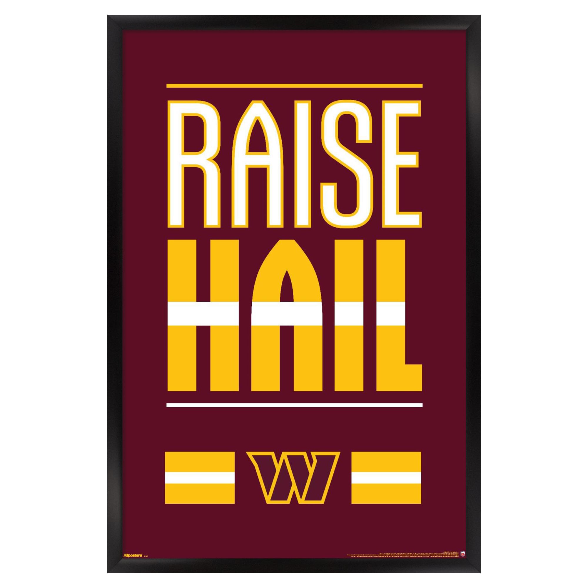 Washington Commanders 23" x 34" Framed Team Poster