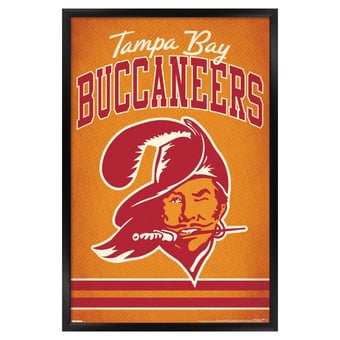 Tampa Bay Buccaneers 23" x 34" Framed Team Poster
