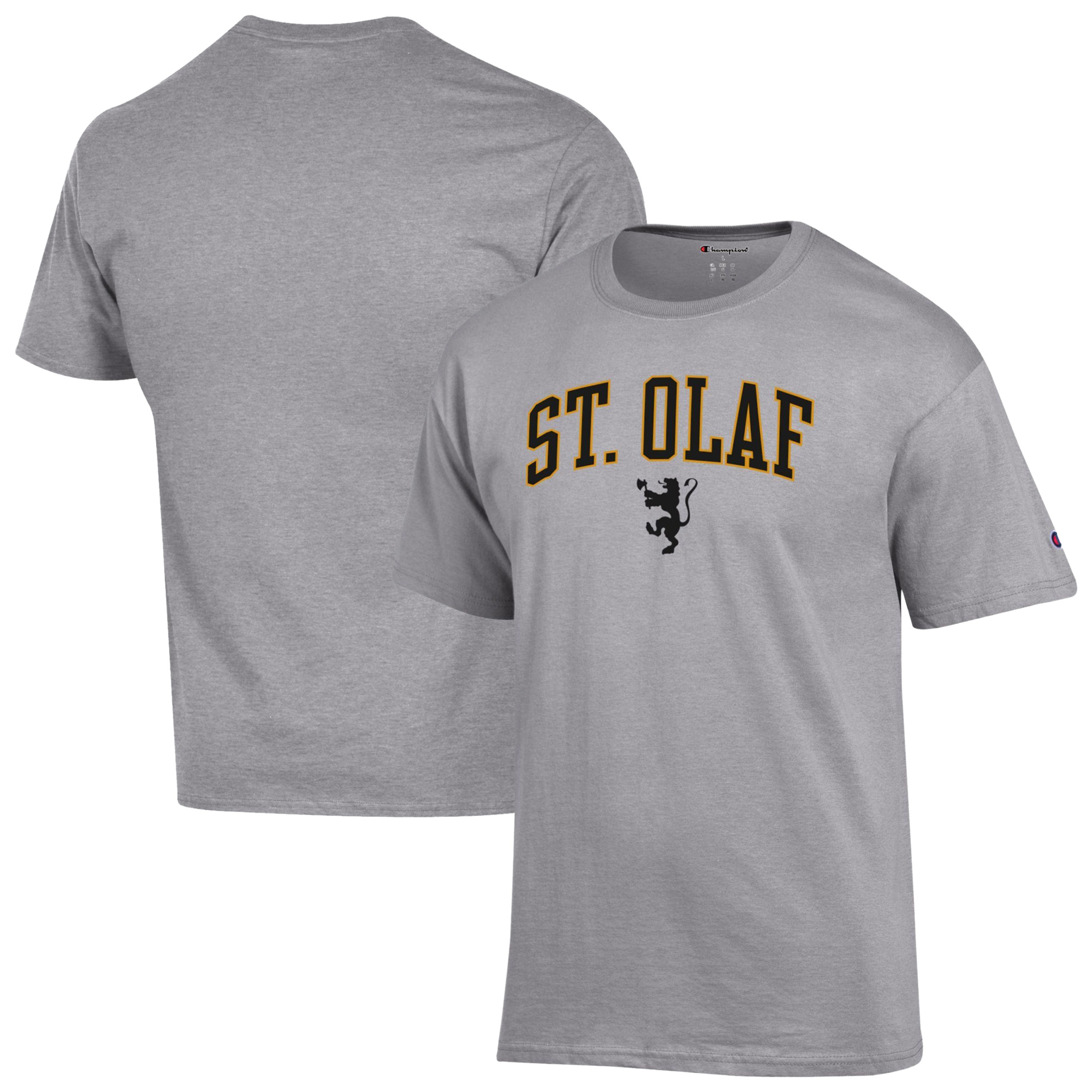 Men’s Champion Gray St. Olaf Oles Campus T-Shirt