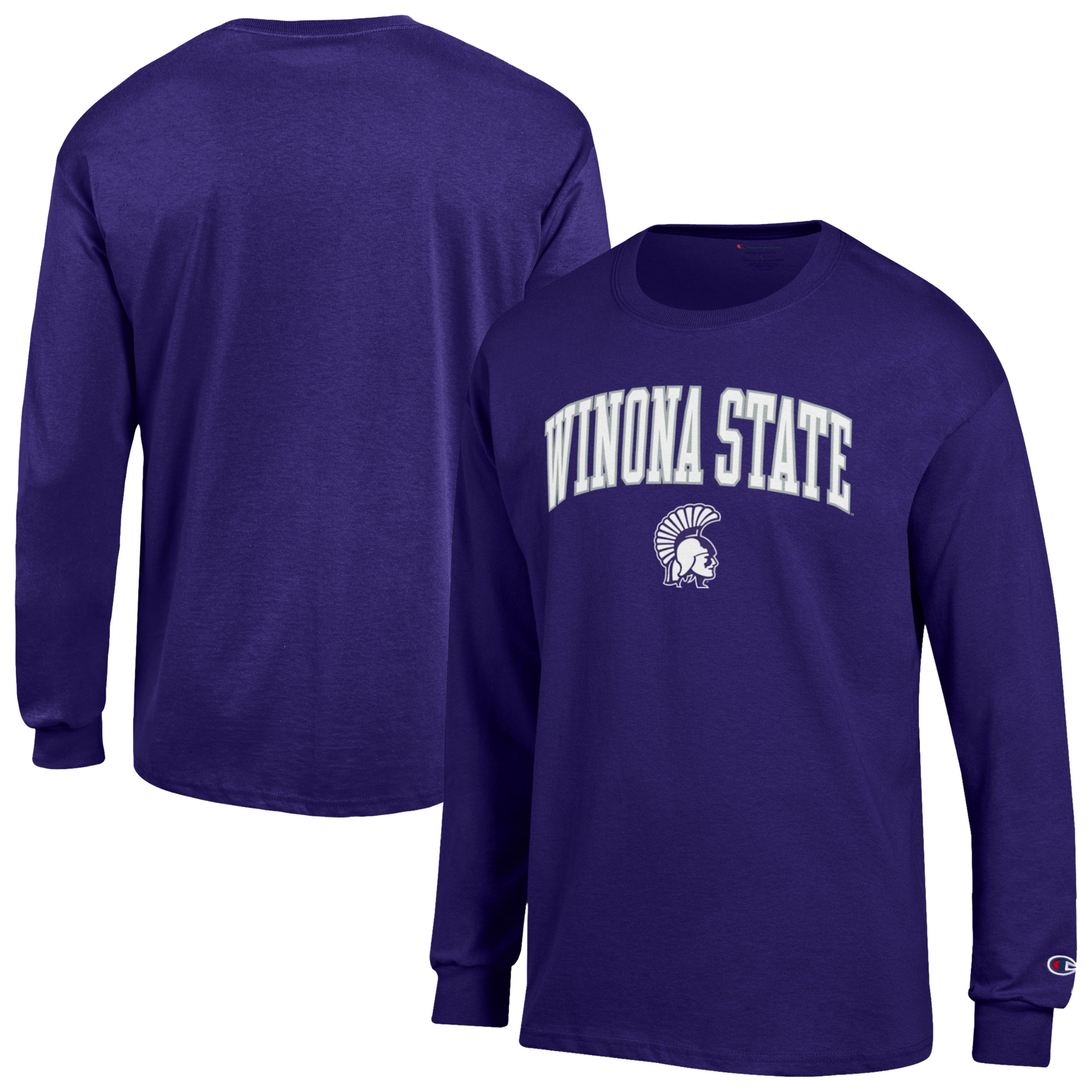 Men’s Champion Purple Winona State Warriors Campus Long-Sleeve T-Shirt Men’s Champion Purple Winona State Warriors Campus Long-Sleeve T-Shirt