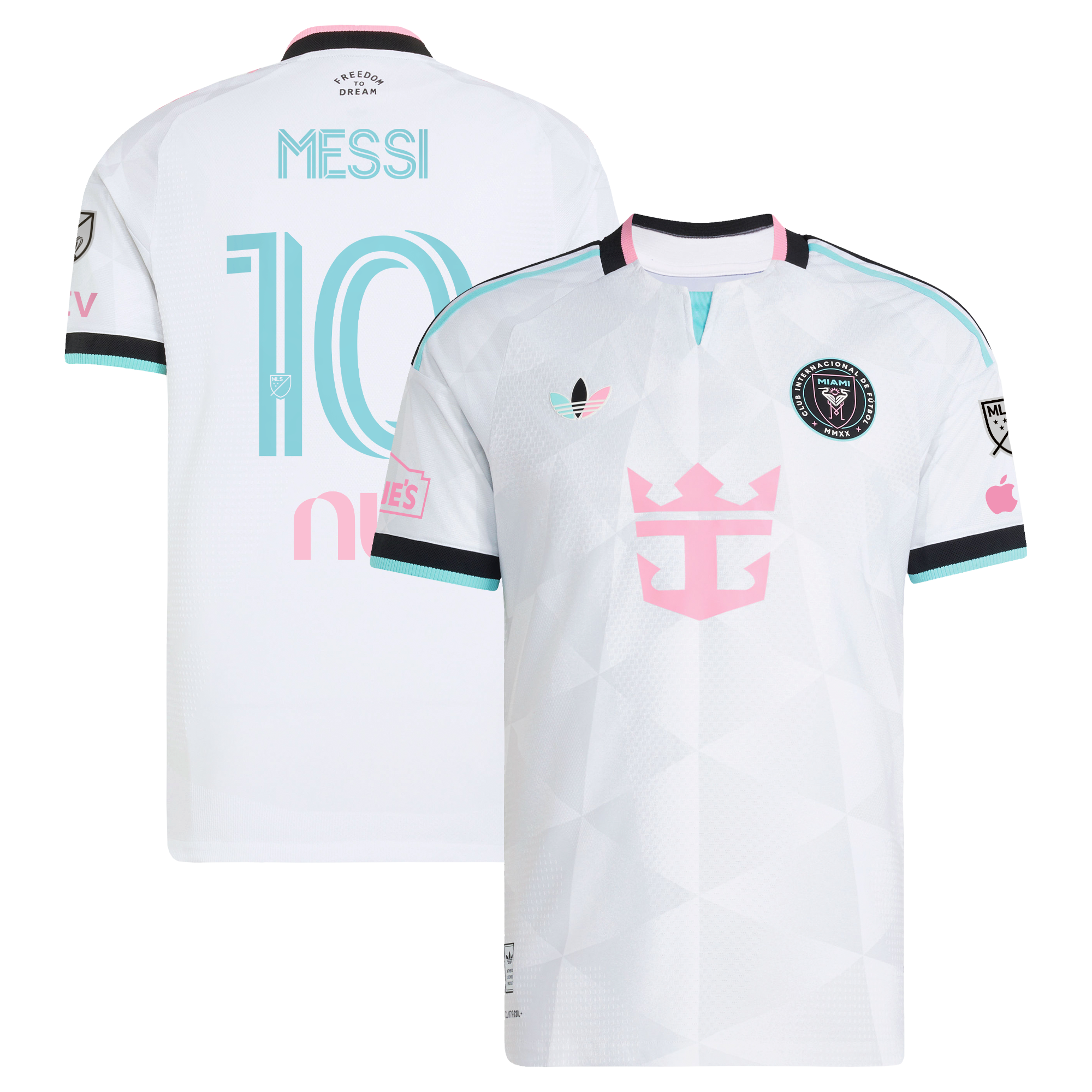 Men's adidas Lionel Messi White Inter Miami CF 2026 Third On-Field Authentic Jersey
