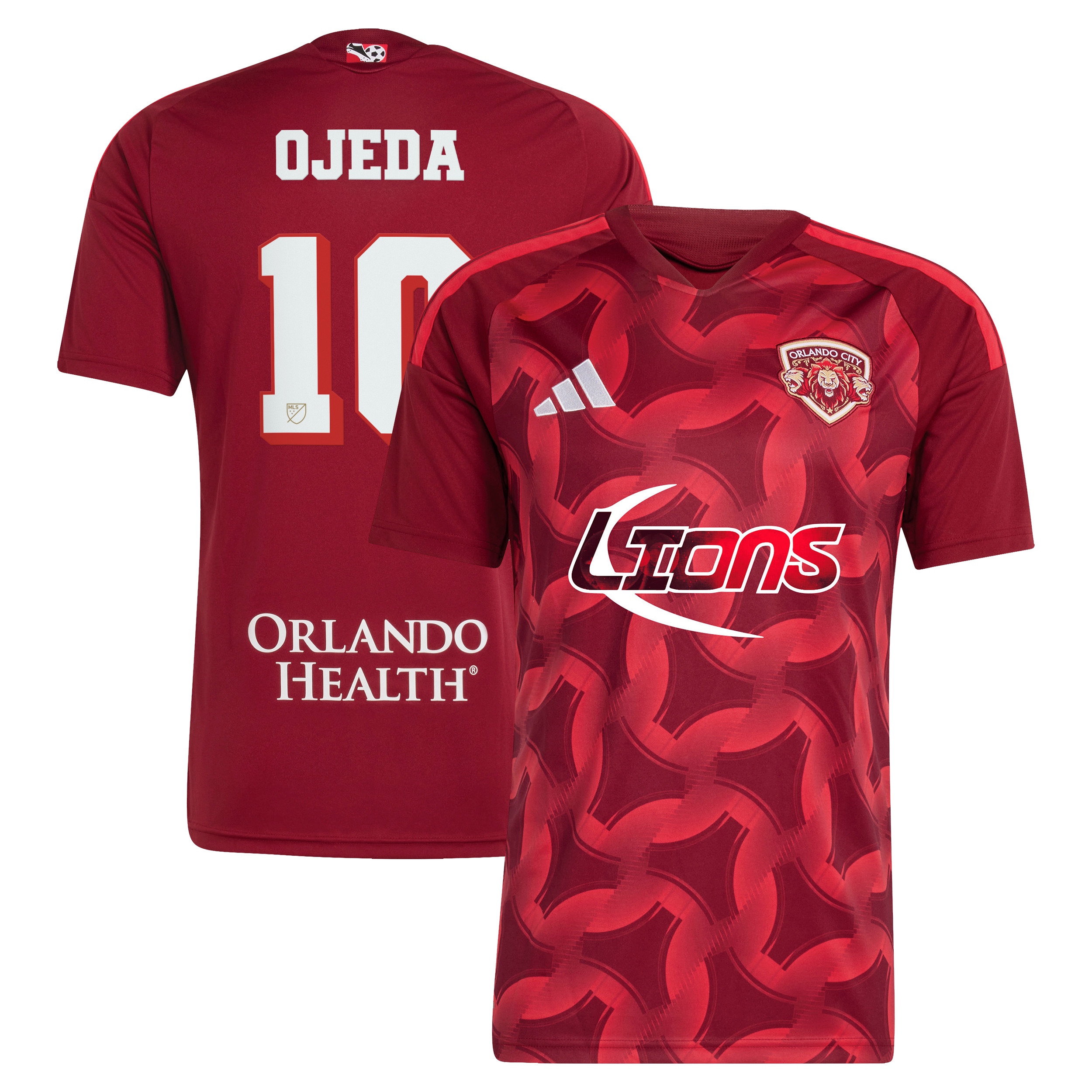 Men's adidas Martín Ojeda Red Orlando City SC 2026 Archive Replica Jersey