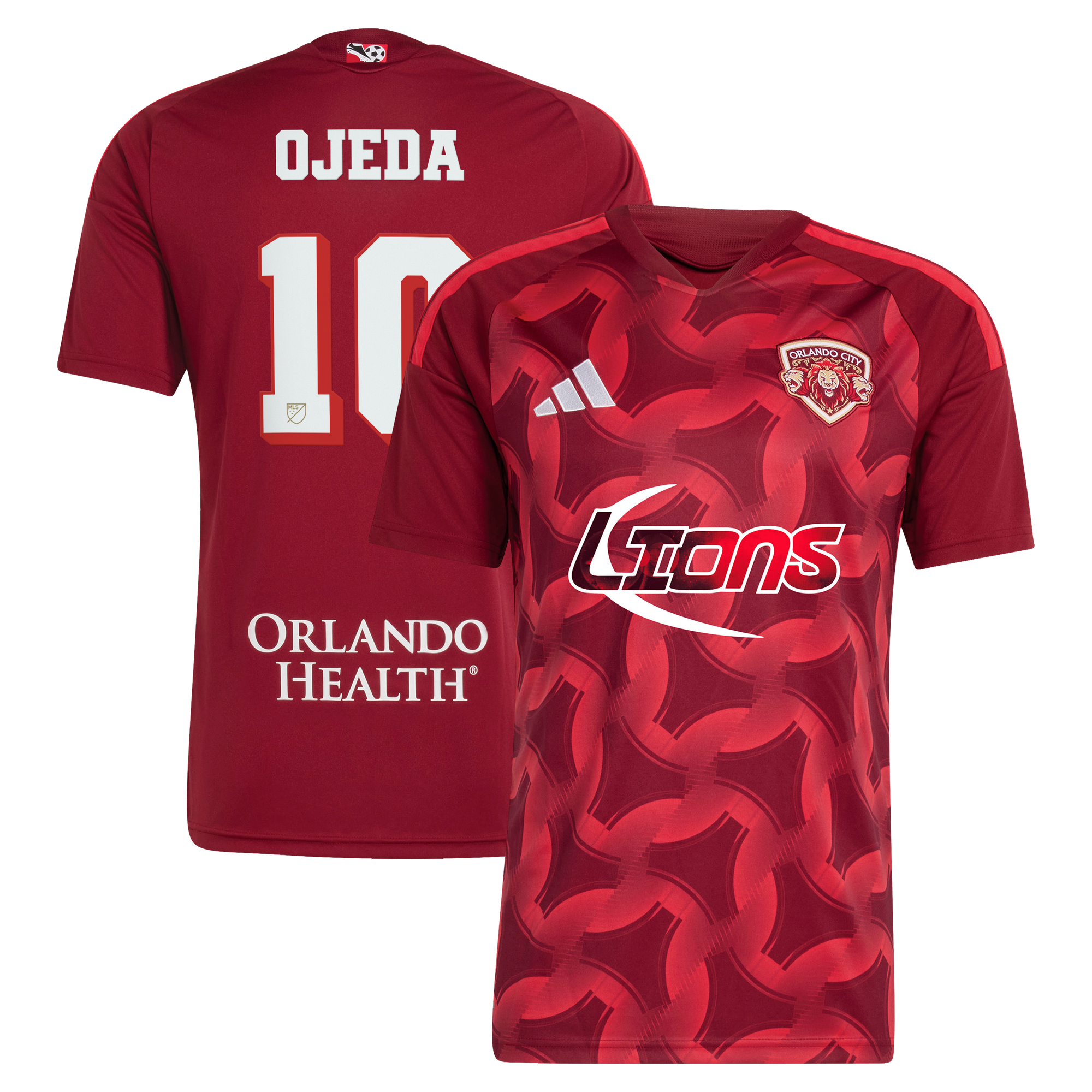 Men's adidas Martín Ojeda Red Orlando City SC 2026 Archive Replica Jersey