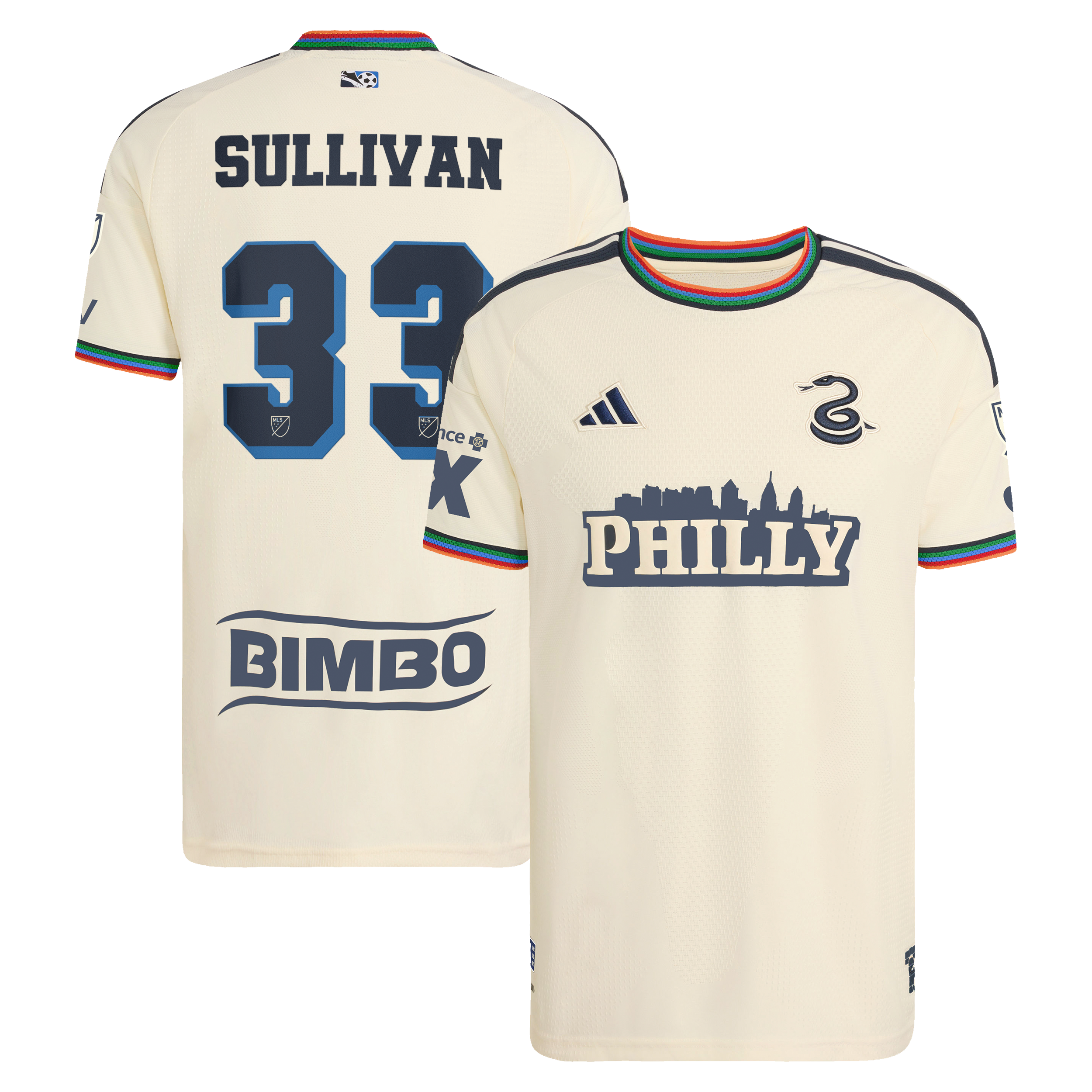 Men's adidas Quinn Sullivan Tan Philadelphia Union 2026 Archive On-Field Authentic Jersey