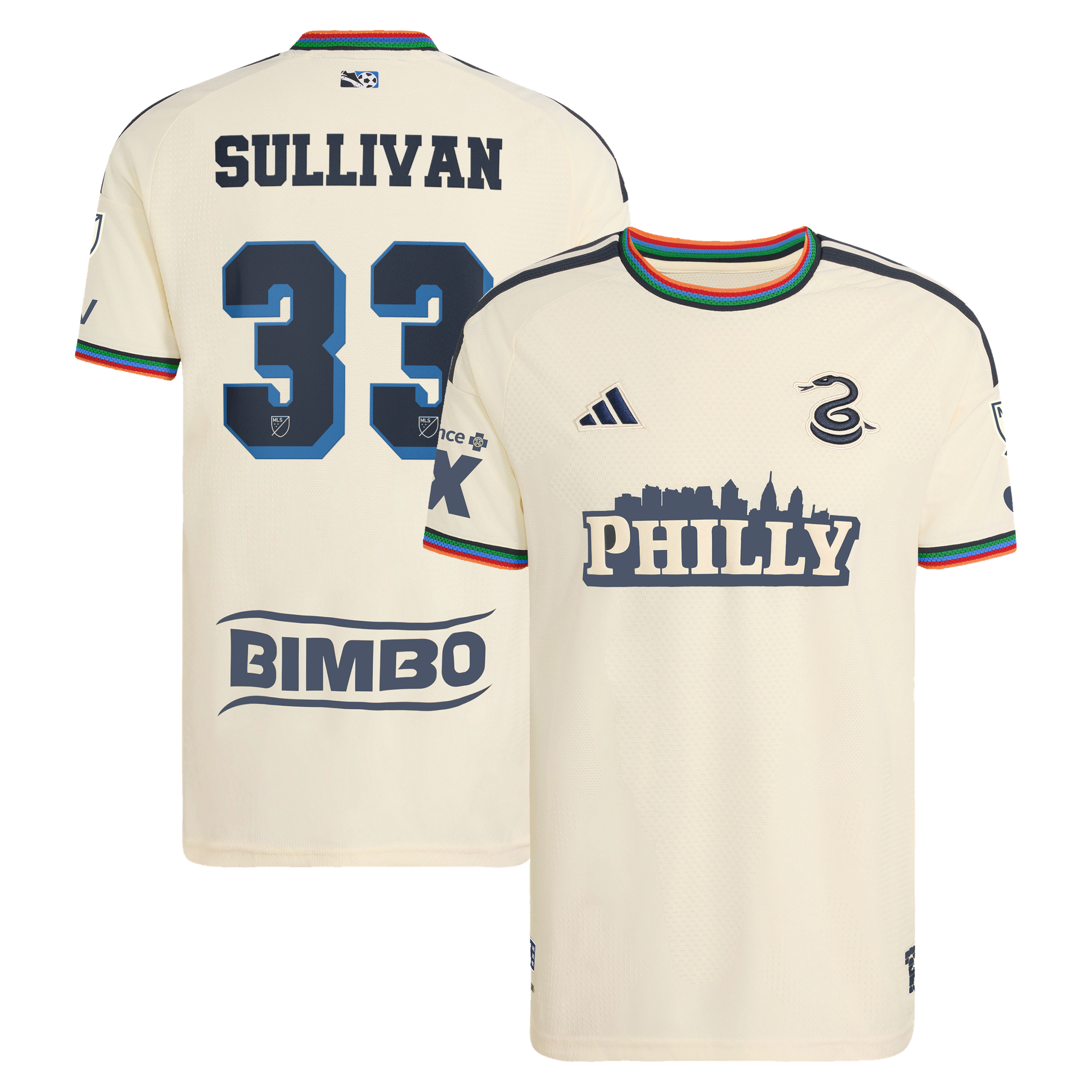 Men's adidas Quinn Sullivan Tan Philadelphia Union 2026 Archive On-Field Authentic Jersey