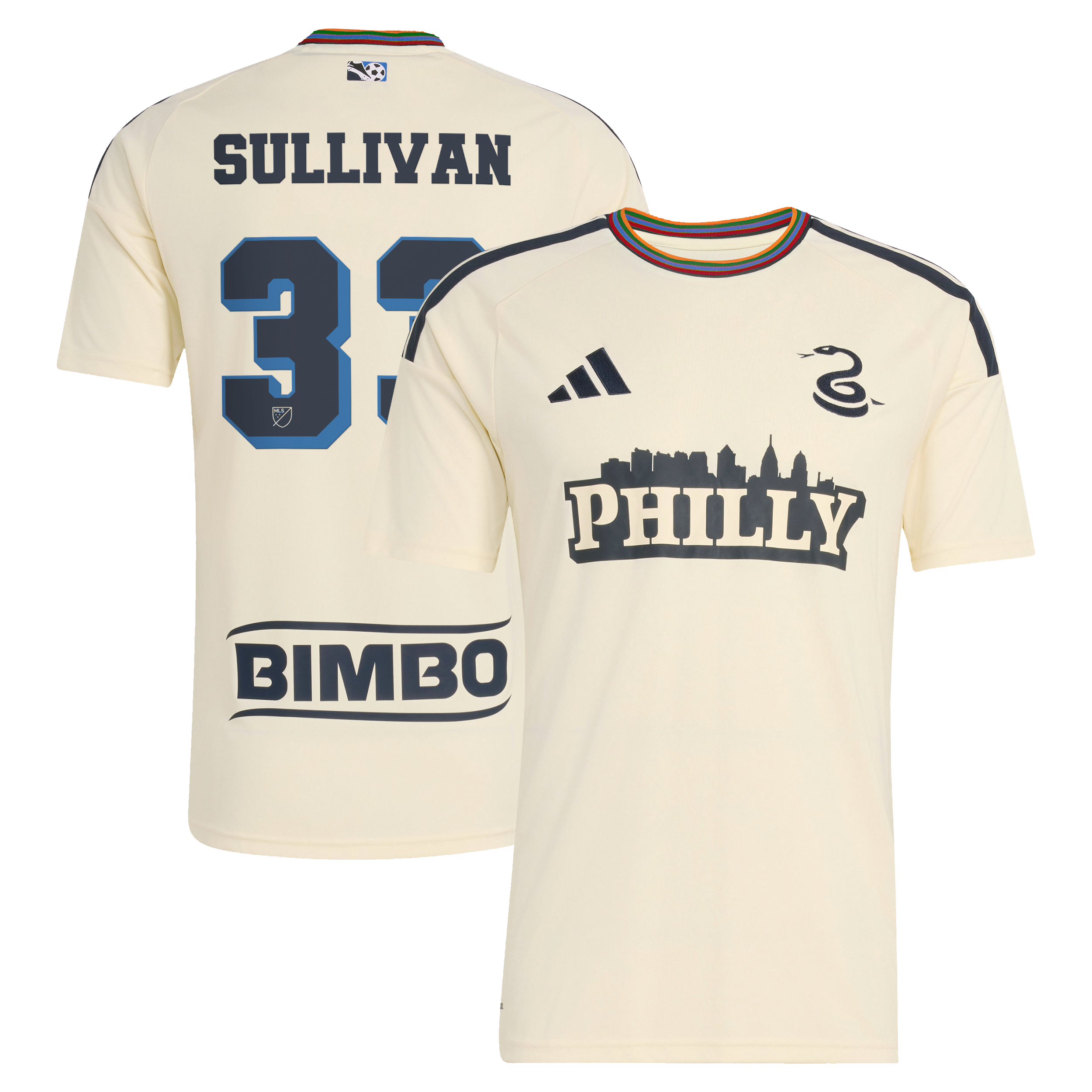 Men's adidas Quinn Sullivan Tan Philadelphia Union 2026 Archive Replica Jersey