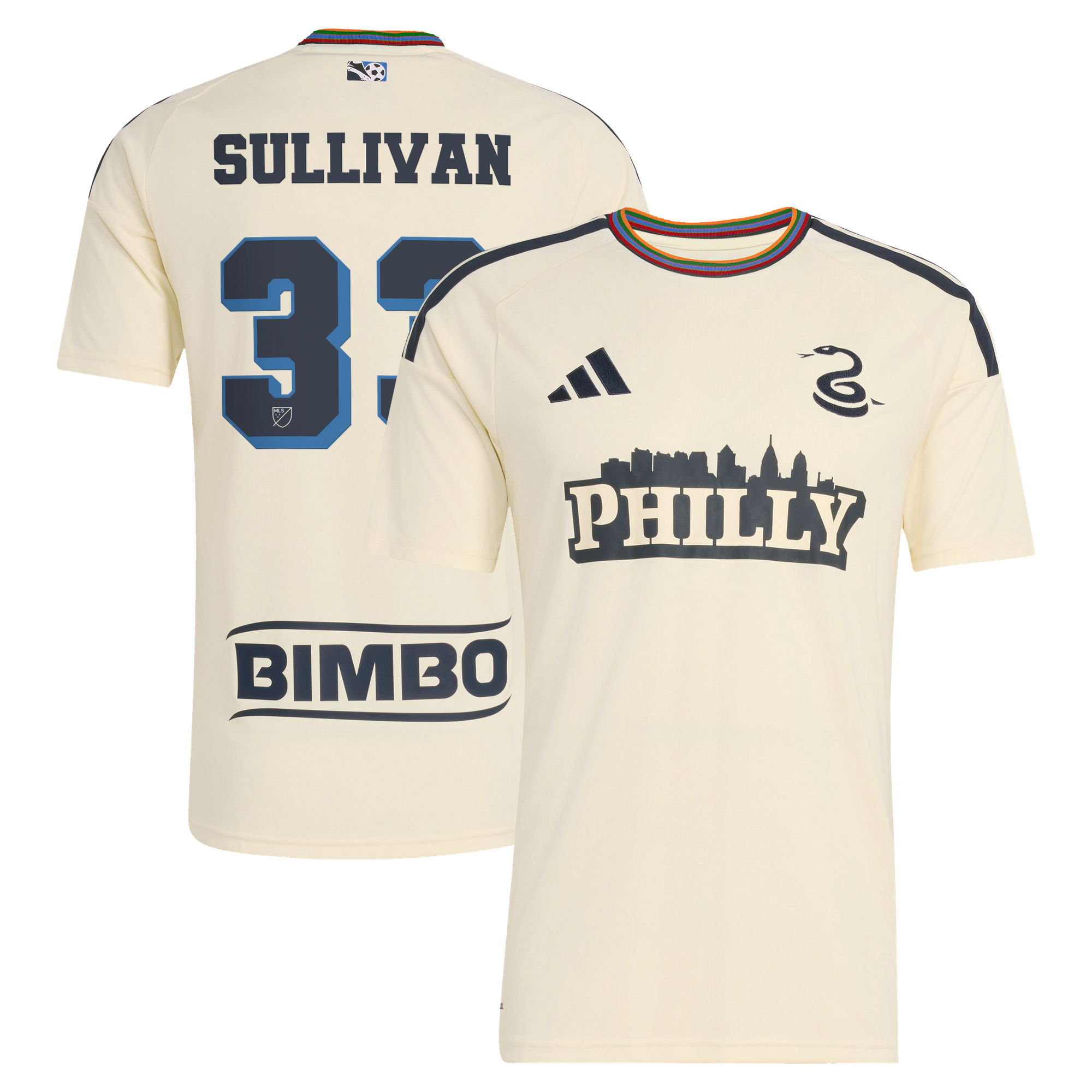 Men's adidas Quinn Sullivan Tan Philadelphia Union 2026 Archive Replica Jersey
