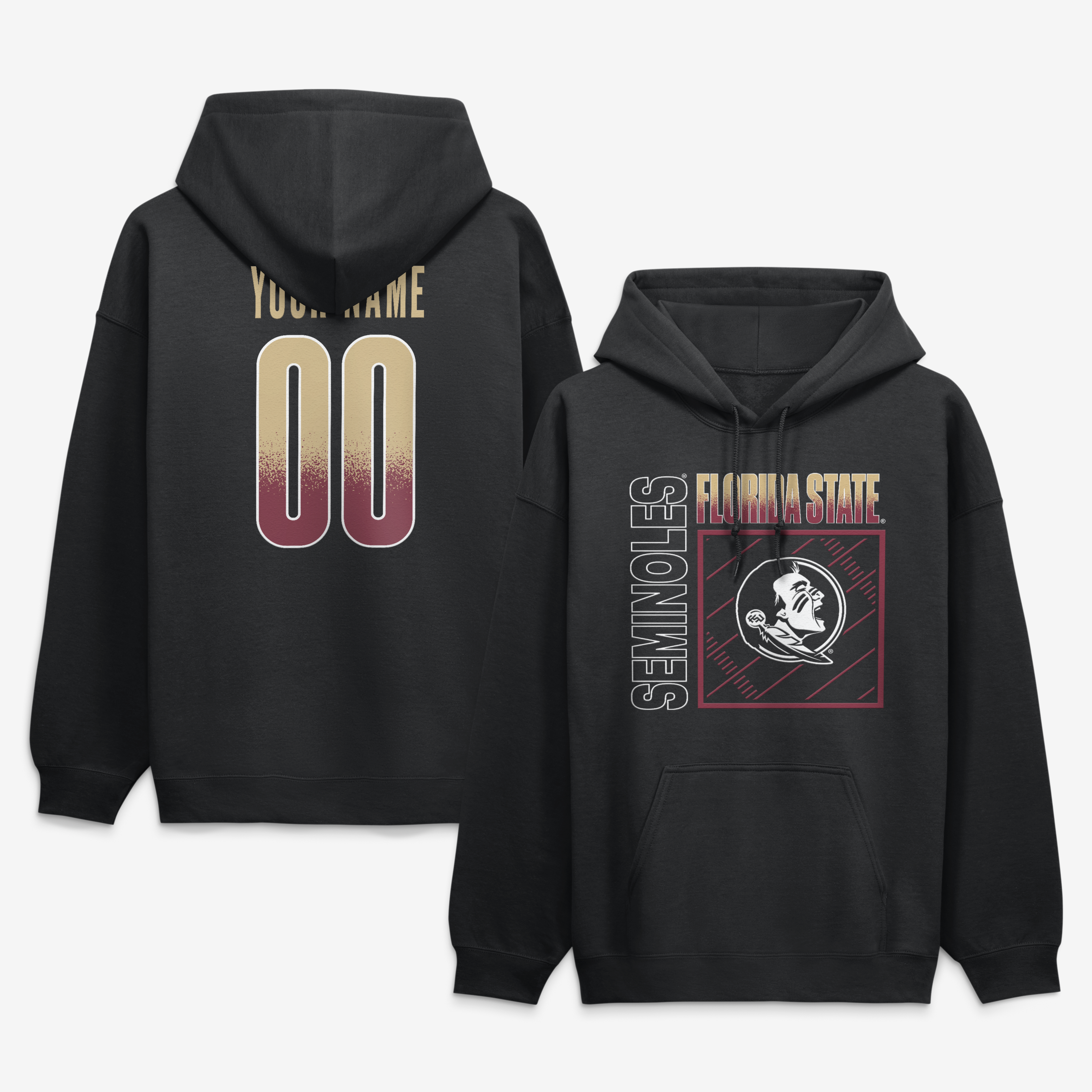 Men’s Black Florida State Seminoles Home Field Pop Personalized Any Name & Number Hoodie Men’s Black Florida State Seminoles Home Field Pop Personalized Any Name & Number Hoodie