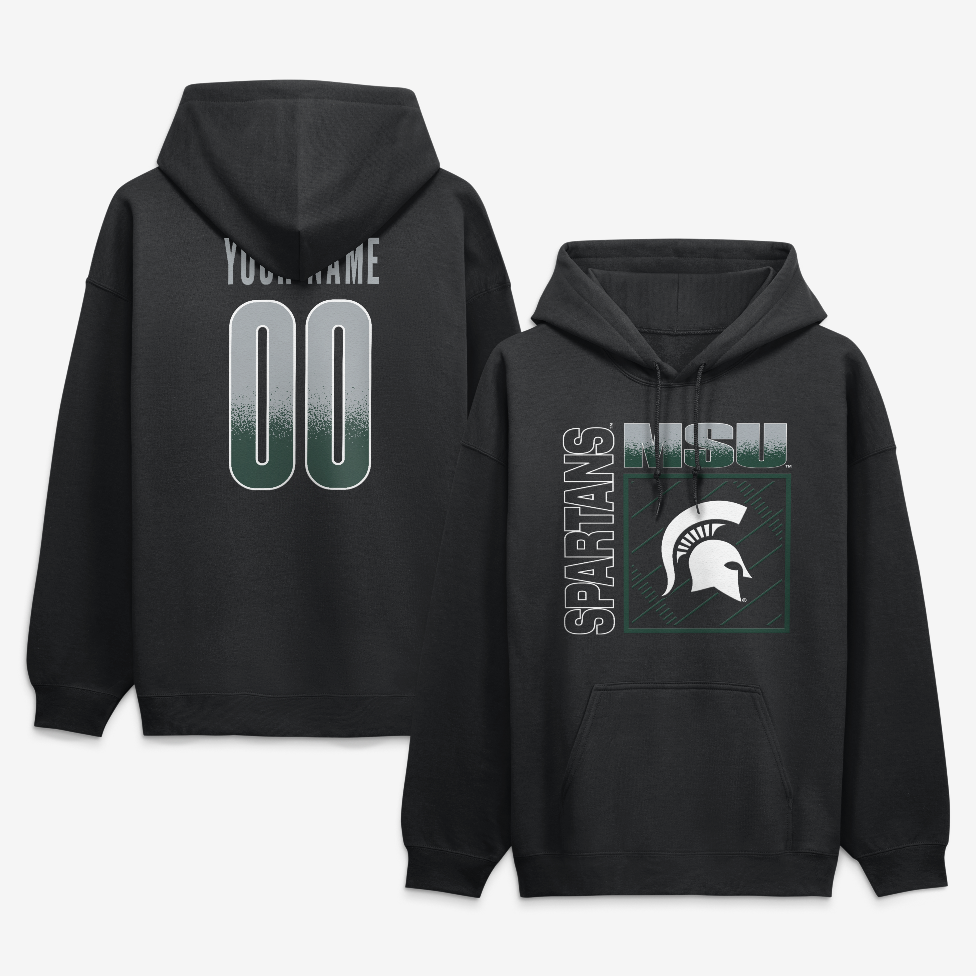 Men’s Black Michigan State Spartans Home Field Pop Personalized Any Name & Number Hoodie Men’s Black Michigan State Spartans Home Field Pop Personalized Any Name & Number Hoodie
