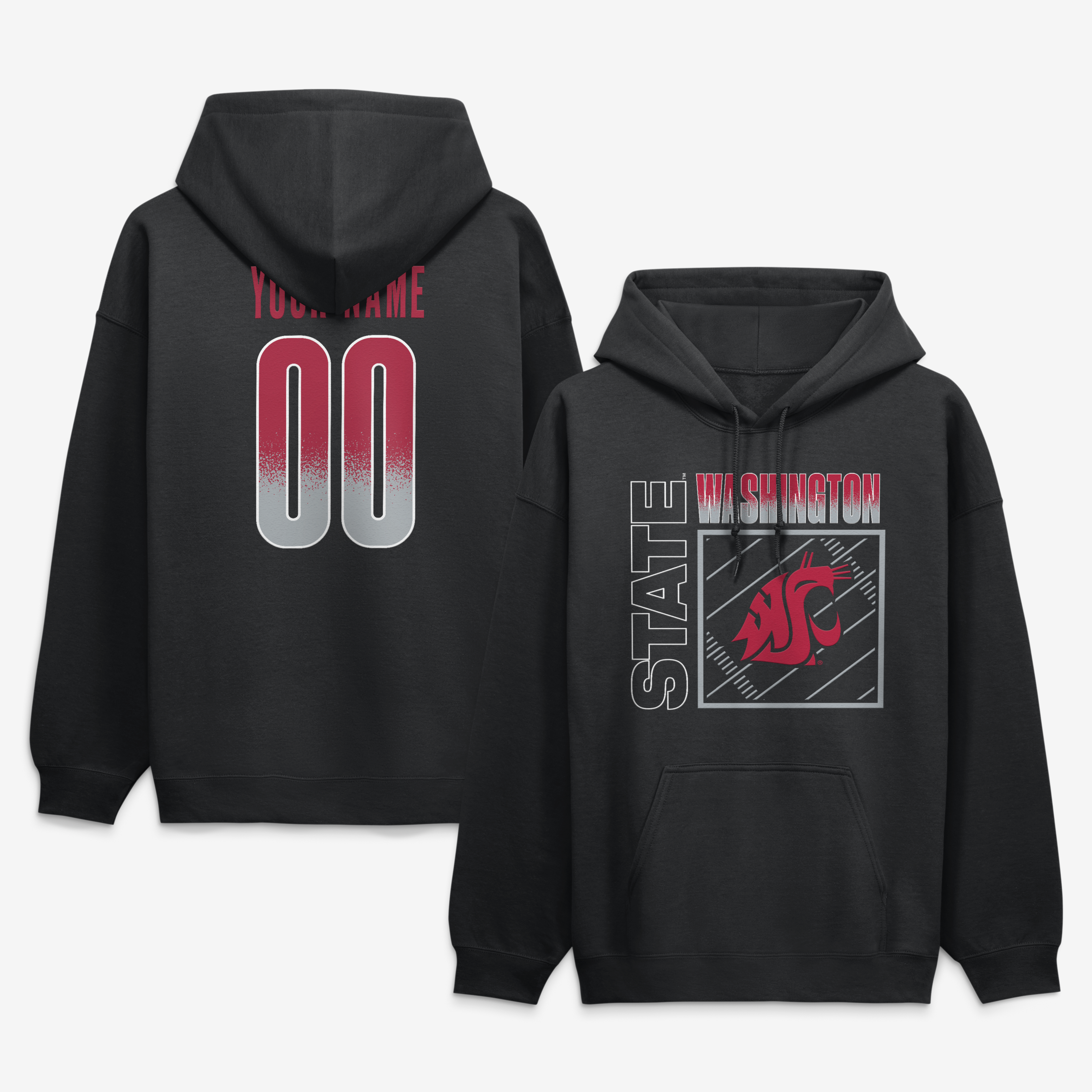 Men’s Black Washington State Cougars Home Field Pop Personalized Any Name & Number Hoodie Men’s Black Washington State Cougars Home Field Pop Personalized Any Name & Number Hoodie