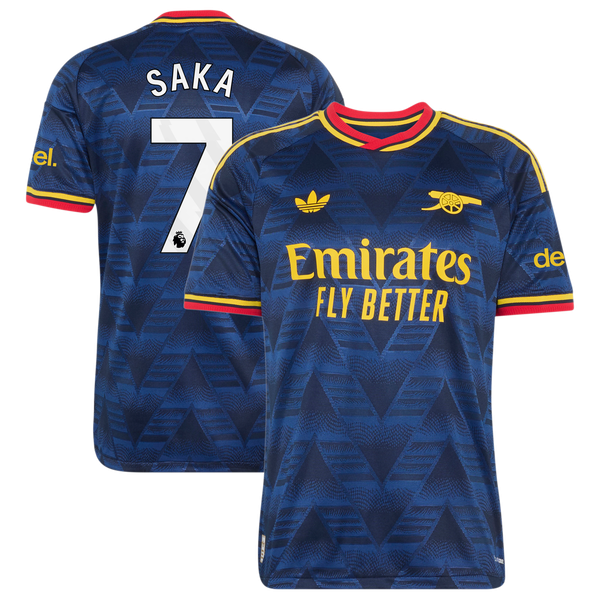 Maillot Extérieur Arsenal adidas Authentic 26/27 avec flocage Saka 7