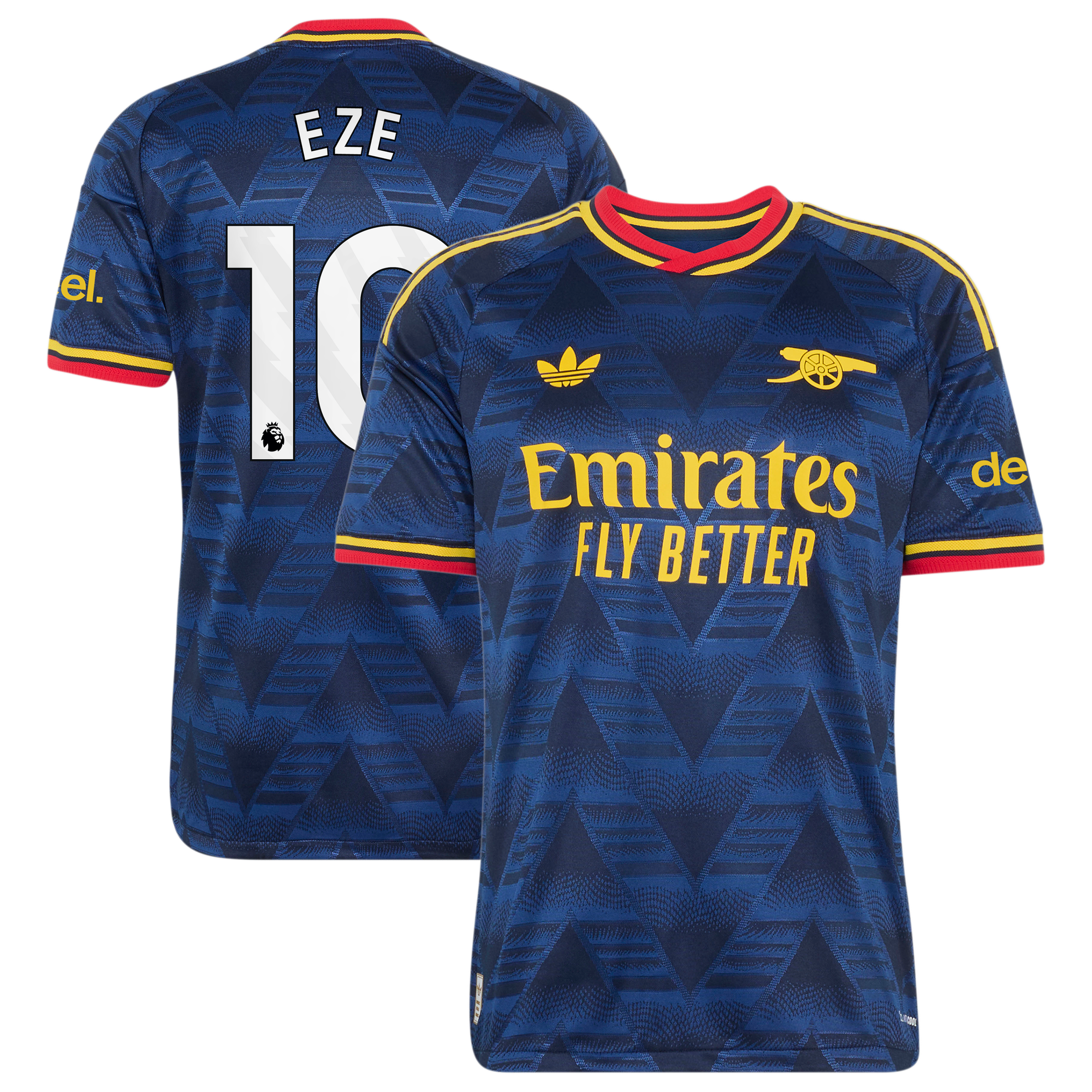 Maillot Extérieur Arsenal adidas Authentic 26/27 avec flocage Eze 10