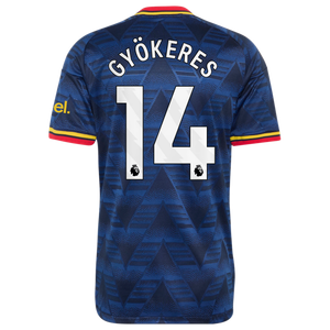Maillot Extérieur Arsenal adidas Authentic 26/27 avec flocage Gyökeres 14, vue 4