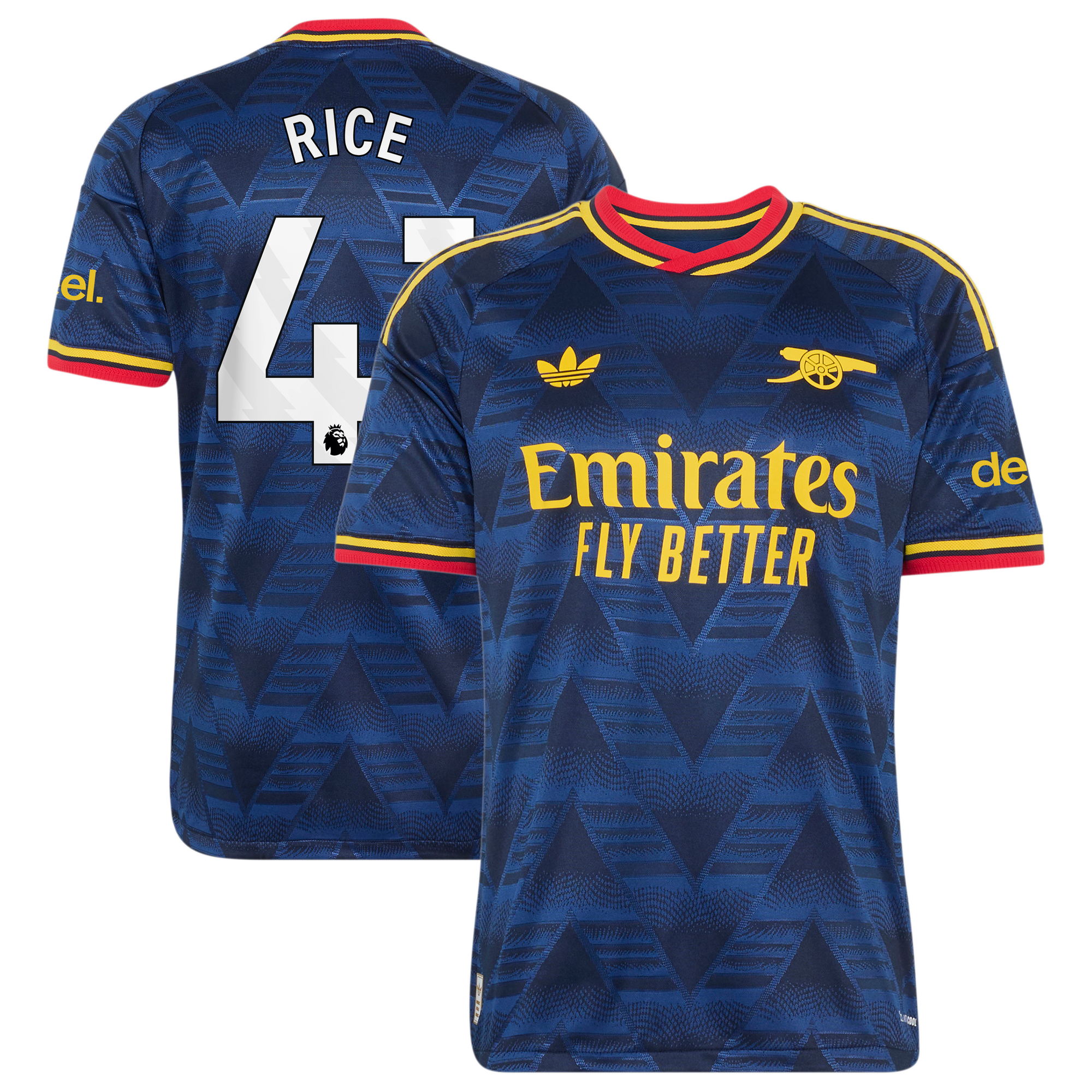 Maillot Extérieur Arsenal adidas Authentic 26/27 avec flocage Rice 41