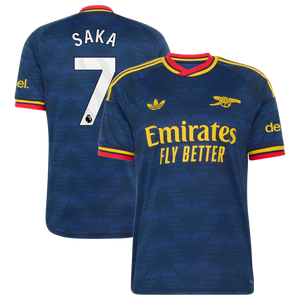 Maillot Extérieur Arsenal adidas 26/27 avec flocage Saka 7, vue 2
