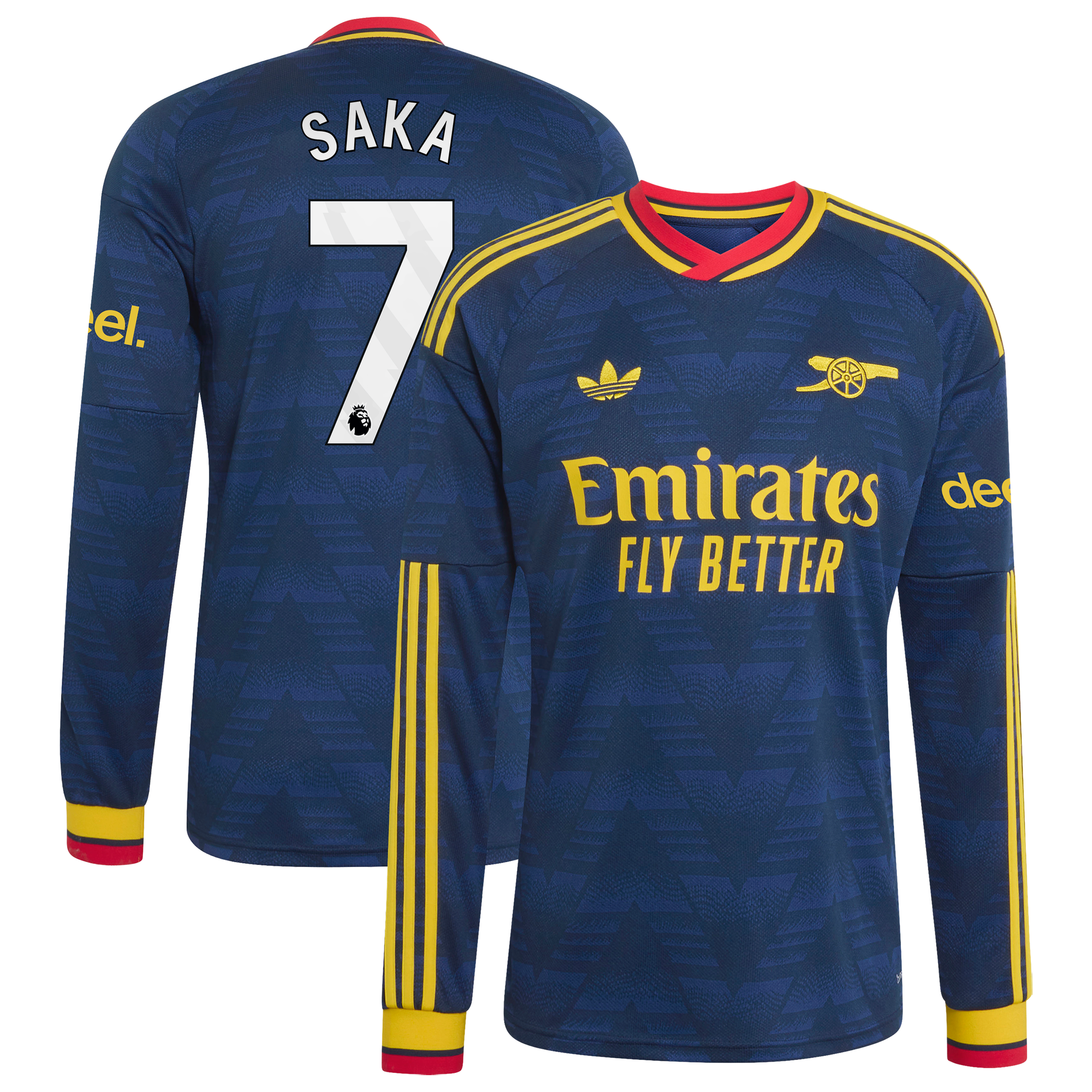 Maillot Extérieur Arsenal adidas 26/27 - Manches longues avec flocage Saka 7