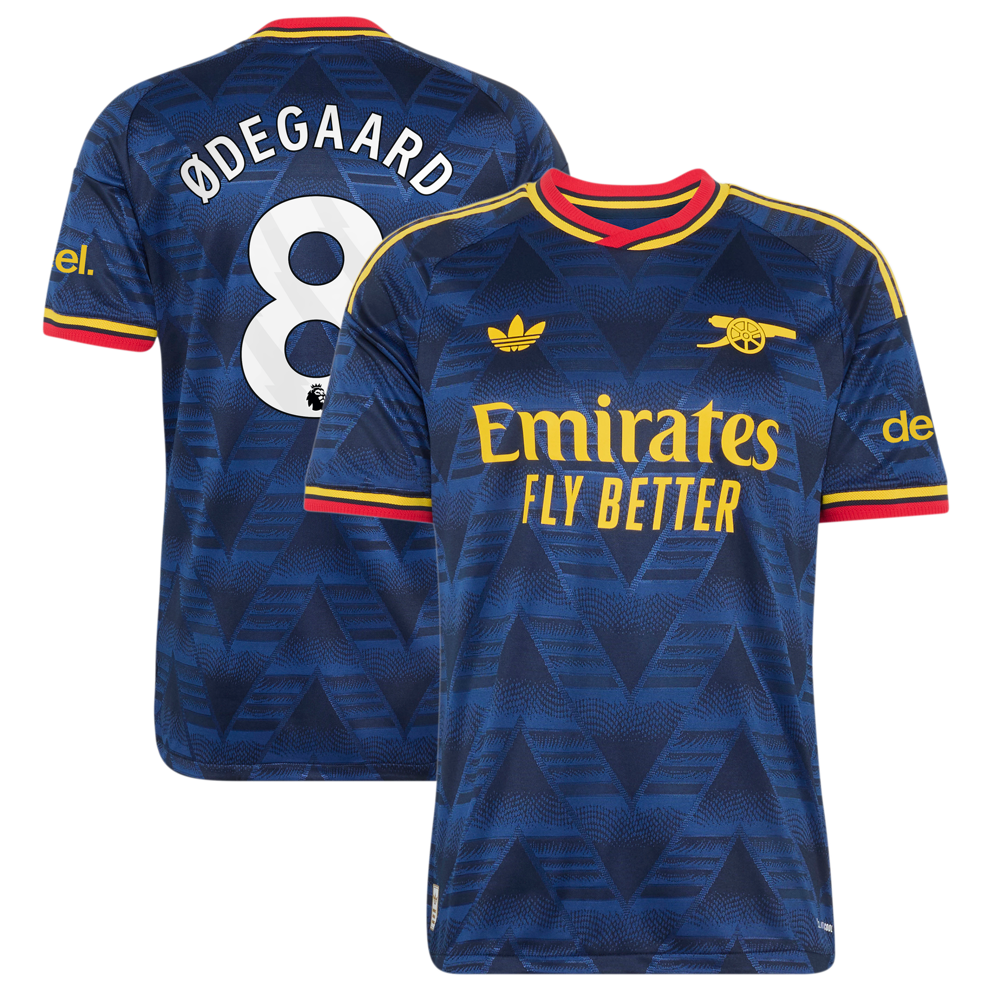 Maillot Extérieur Arsenal adidas Authentic 26/27 avec flocage Ødegaard 8