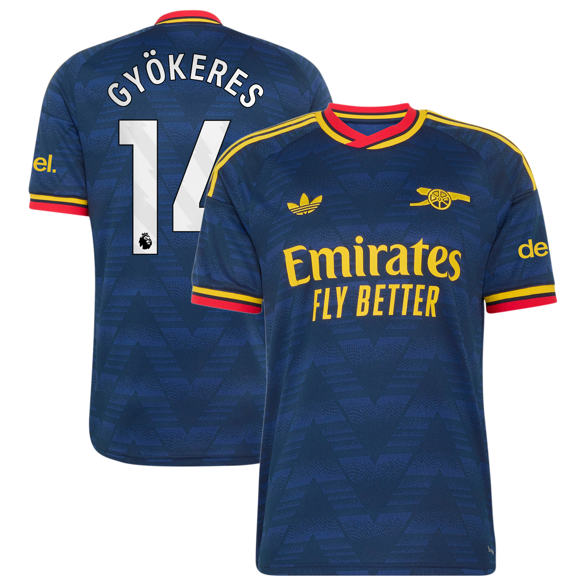 Maillot Extérieur Arsenal adidas 26/27 avec flocage Gyökeres 14