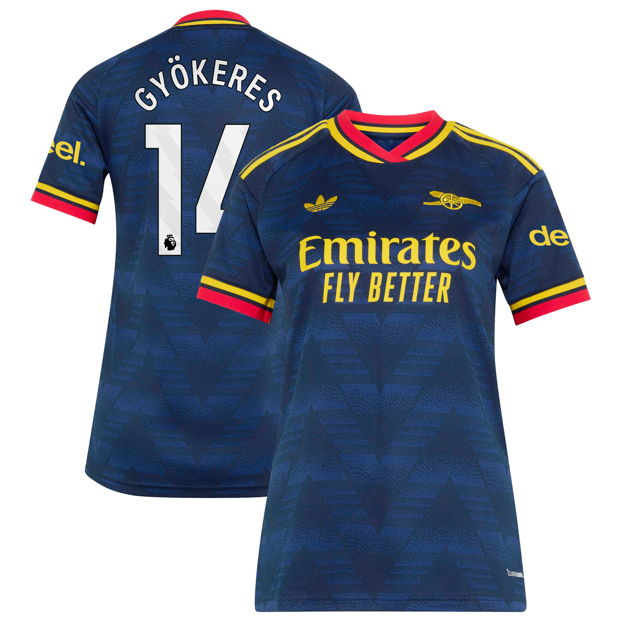 Maillot Extérieur Arsenal adidas 26/27 - Femme avec flocage Gyökeres 14