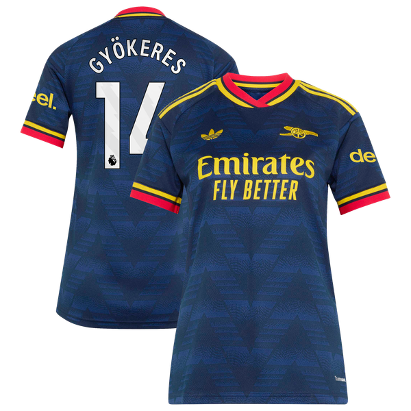 Maillot Extérieur Arsenal adidas 26/27 - Femme avec flocage Gyökeres 14