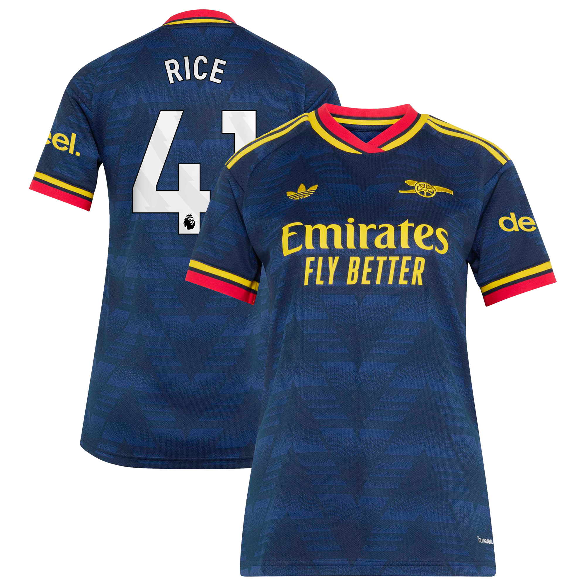 Maillot Extérieur Arsenal adidas 26/27 - Femme avec flocage Rice 41