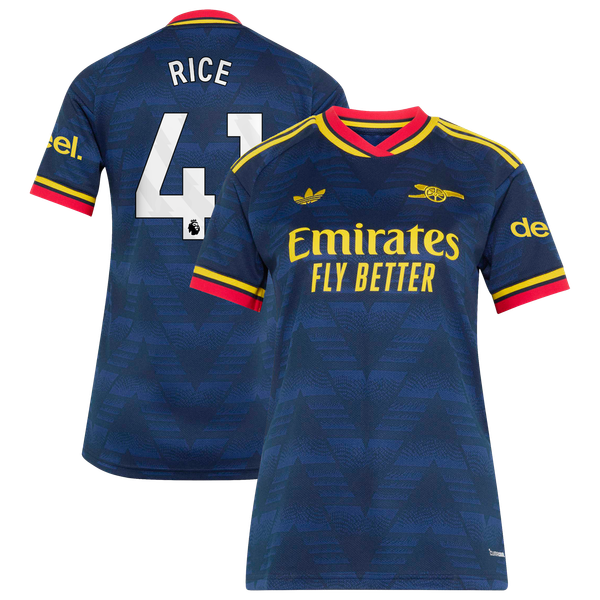 Maillot Extérieur Arsenal adidas 26/27 - Femme avec flocage Rice 41
