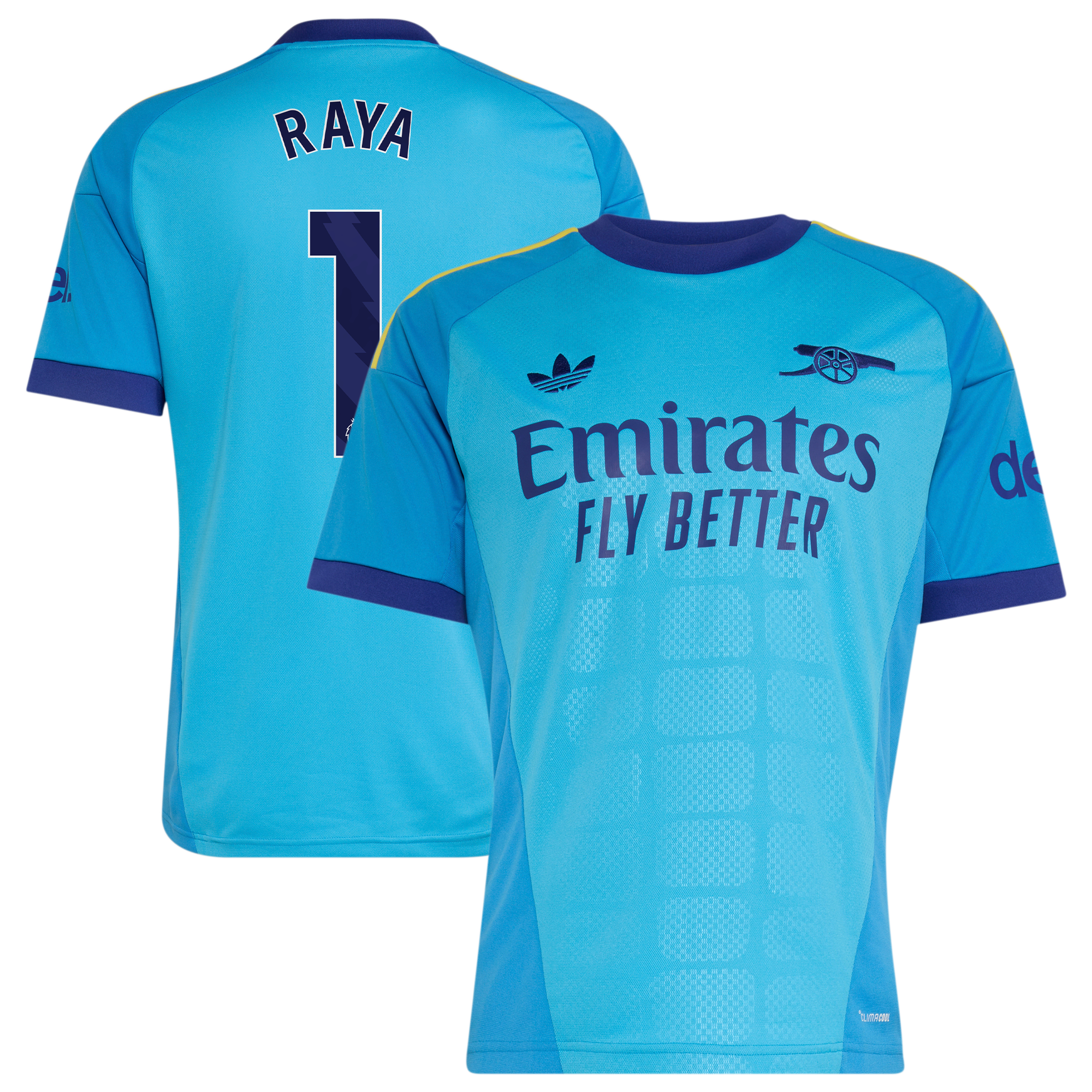 Maillot Gardien Extérieur Arsenal adidas 26/27 avec flocage Raya 1