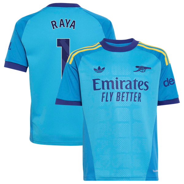 Maillot Gardien Extérieur Arsenal adidas 26/27 - Enfant avec flocage Raya 1