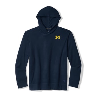 Men's Tommy Bahama Navy Michigan Wolverines Bye Week Hoodie
