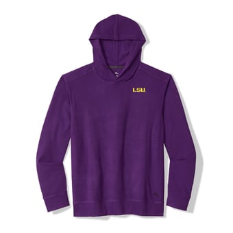 Men's Tommy Bahama Purple LSU Tigers Bye Week Hoodie