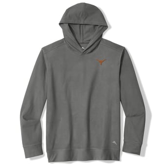 Men's Tommy Bahama Gray Texas Longhorns Bye Week Hoodie