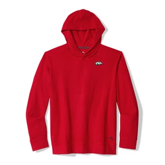 Men's Tommy Bahama Cardinal Arkansas Razorbacks Bye Week Hoodie
