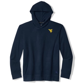 Men's Tommy Bahama Navy West Virginia Mountaineers Bye Week Hoodie